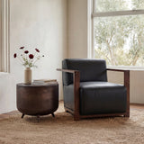 Barnes Black Accent Chair - Ornate Home