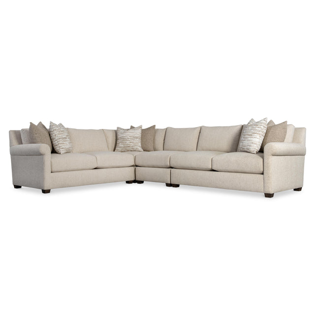 Barnes Java - Cerused Sectional - Ornate Home