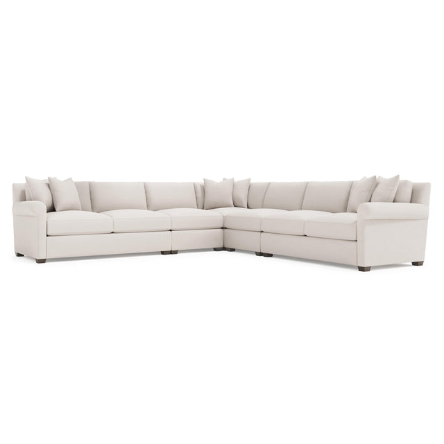 Barnes Java - Cerused Sectional - Ornate Home