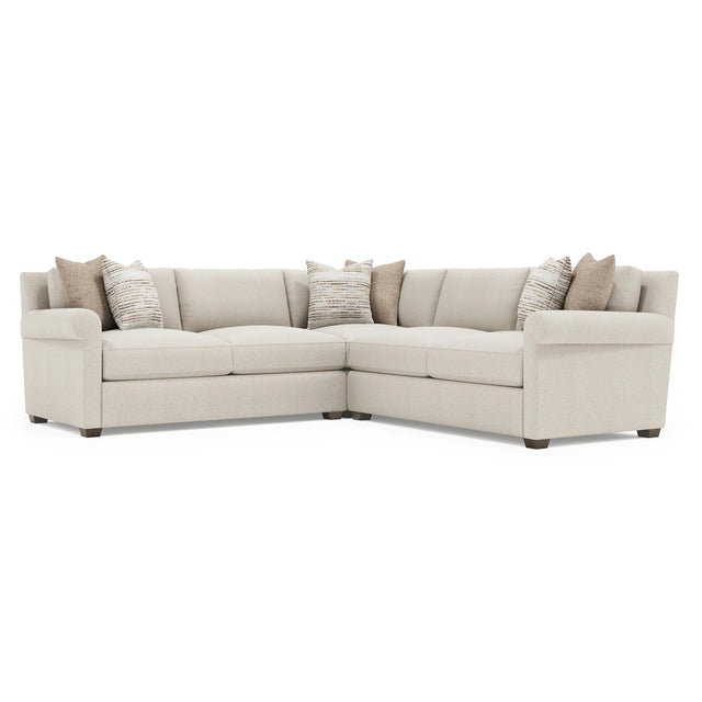 Barnes Java - Cerused Sectional - Ornate Home