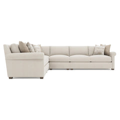 Barnes Java - Cerused Sectional - Ornate Home