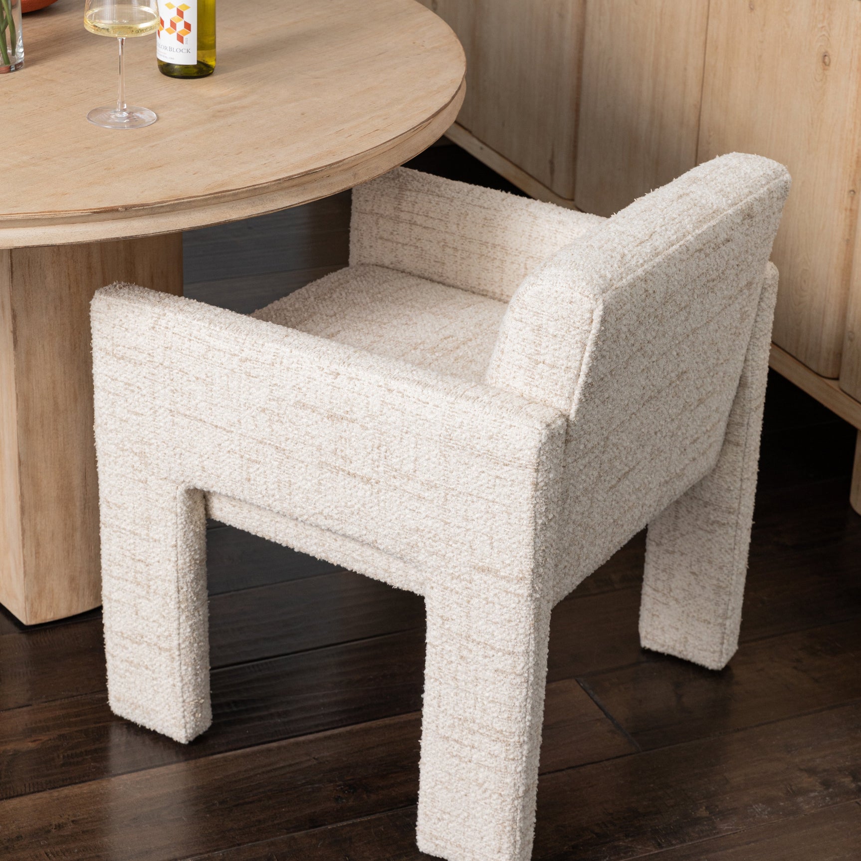 Barnett Cream Dining Chair - Ornate Home