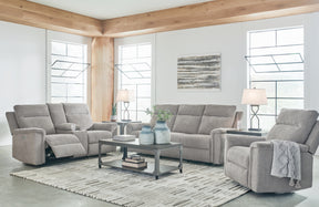 Barnsana Ash Power Reclining Sofa, Loveseat and Recliner (Online Special Price) - Ornate Home