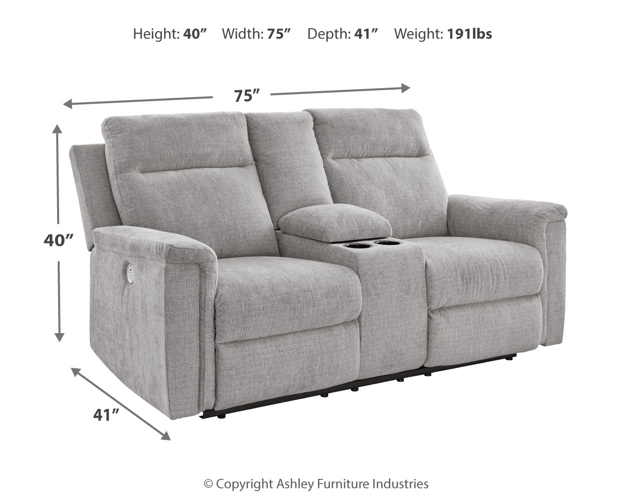 Barnsana Ash Power Reclining Sofa, Loveseat and Recliner (Online Special Price) - Ornate Home