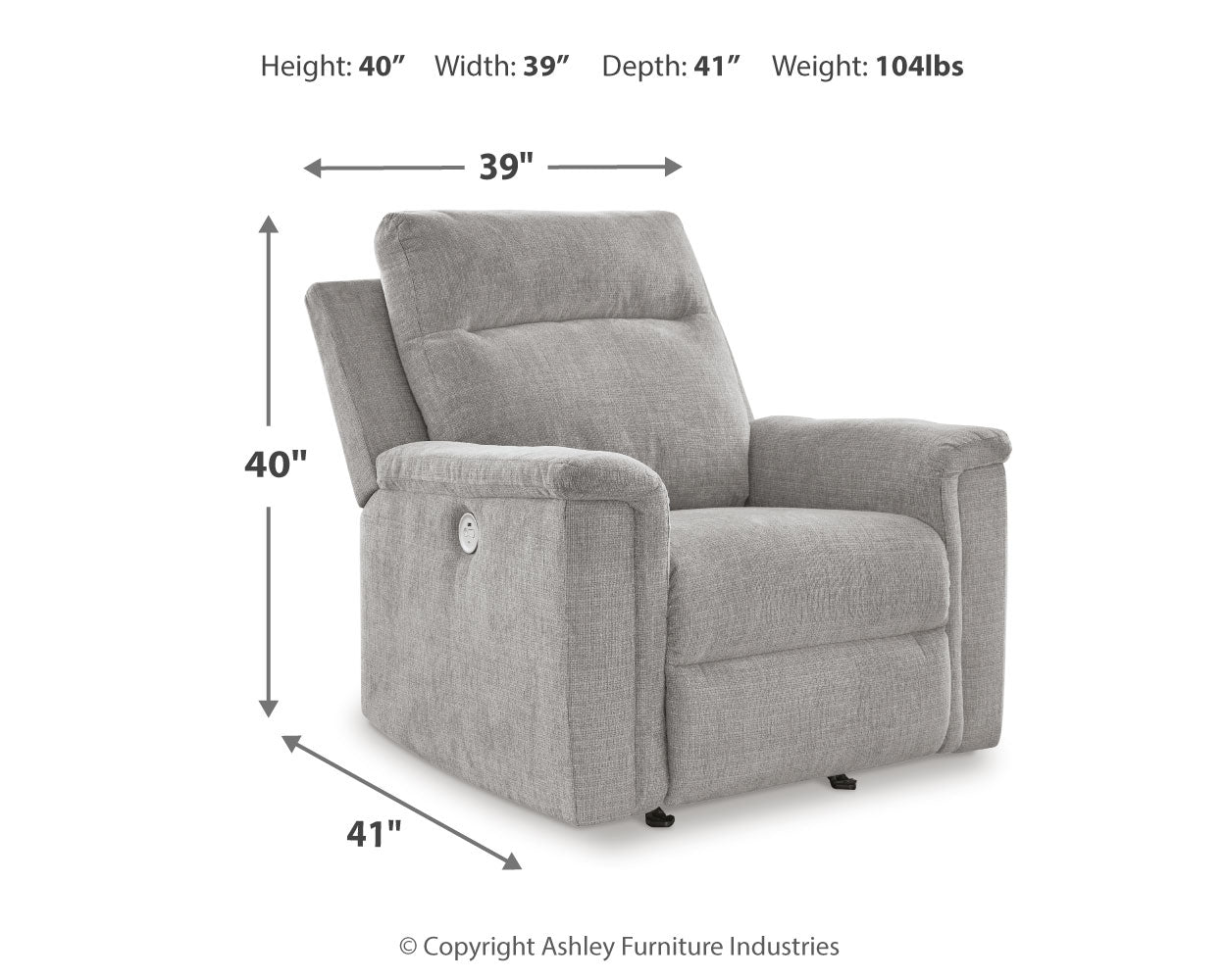 Barnsana Ash Power Reclining Sofa, Loveseat and Recliner (Online Special Price) - Ornate Home