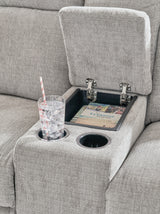 Barnsana Ash Power Reclining Sofa, Loveseat and Recliner - Ornate Home