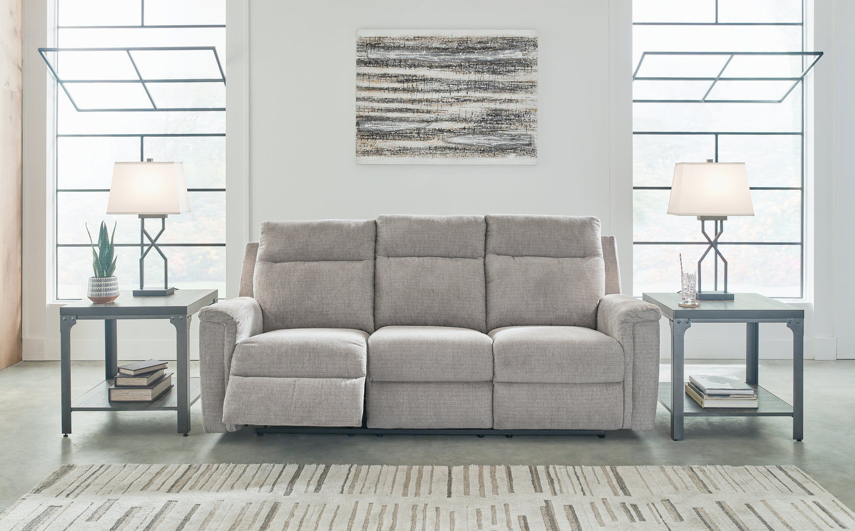 Barnsana Ash Power Reclining Sofa, Loveseat and Recliner (Online Special Price) - Ornate Home