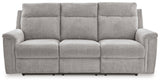 Barnsana Ash Power Reclining Sofa, Loveseat and Recliner - Ornate Home