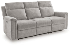 Barnsana Ash Power Reclining Sofa, Loveseat and Recliner - Ornate Home