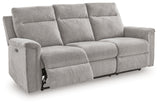 Barnsana Ash Power Reclining Sofa, Loveseat and Recliner - Ornate Home