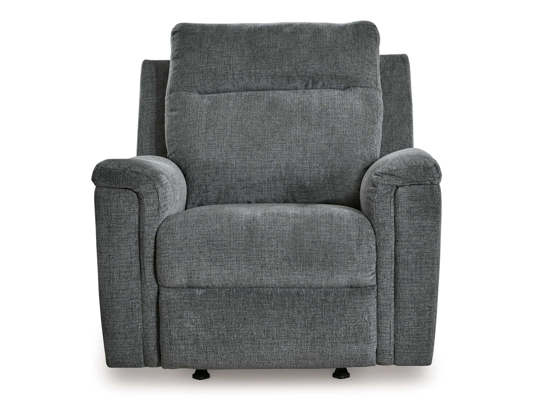 Barnsana Gravel Micro Chenille Power Reclining Living Room Set / 3pc - Ornate Home