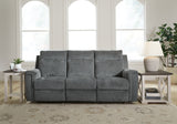 Barnsana Gravel Power Reclining Sofa, Loveseat and Recliner (Online Special Price) - Ornate Home