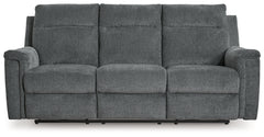 Barnsana Gravel Power Reclining Sofa, Loveseat and Recliner - Ornate Home