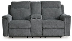 Barnsana Gravel Power Reclining Sofa, Loveseat and Recliner - Ornate Home