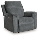 Barnsana Gravel Power Reclining Sofa, Loveseat and Recliner - Ornate Home