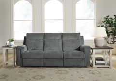 Barnsana Gravel Power Reclining Sofa, Loveseat and Recliner - Ornate Home