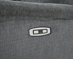 Barnsana Gravel Power Reclining Sofa, Loveseat and Recliner - Ornate Home