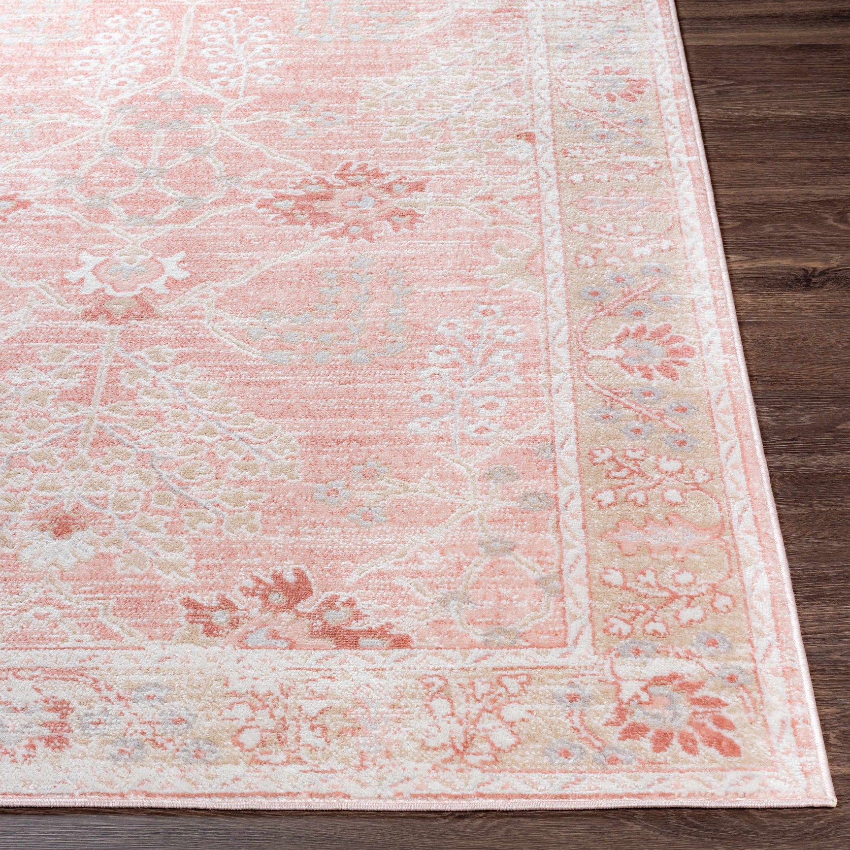 Barnwell Pink Area Carpet - Promo - Ornate Home