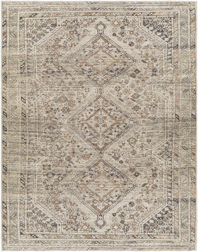 Barny Beige Flat Pile Washable Rug - Ornate Home