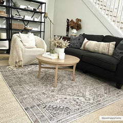 Barny Beige Flat Pile Washable Rug - Ornate Home