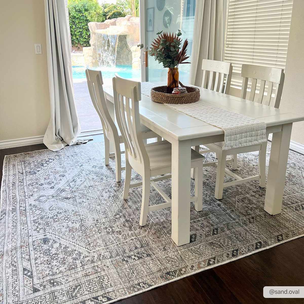 Barny Beige Flat Pile Washable Rug - Ornate Home
