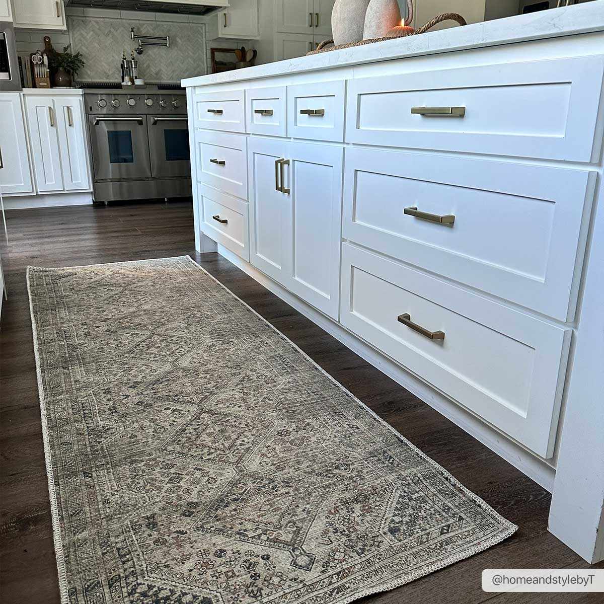 Barny Beige Flat Pile Washable Rug - Ornate Home