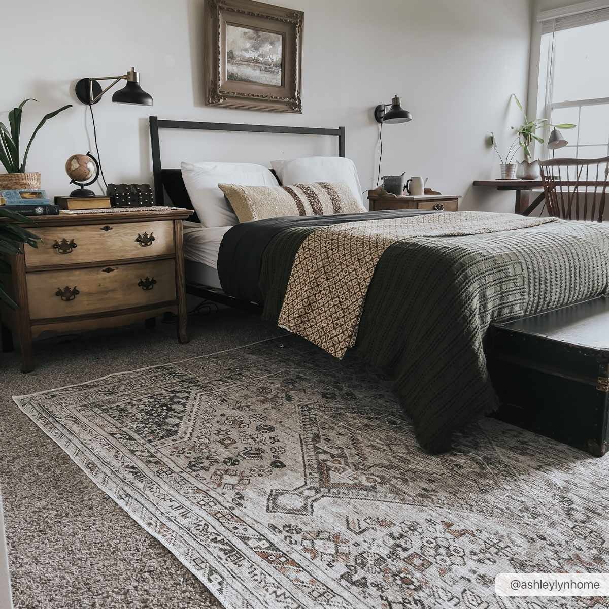 Barny Beige Flat Pile Washable Rug - Ornate Home