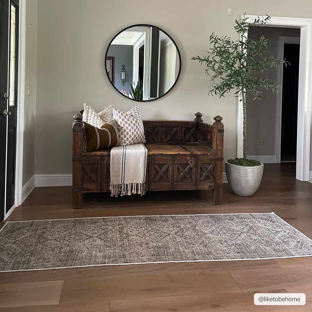 Barny Beige Flat Pile Washable Rug - Ornate Home