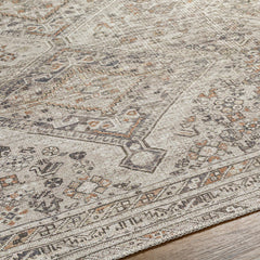 Barny Beige Flat Pile Washable Rug - Ornate Home