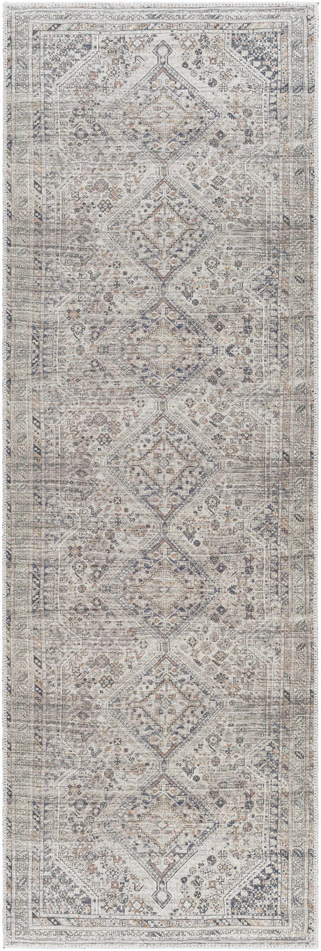 Barny Beige Washable Area Rug - Ornate Home