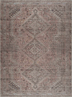 Barny Brown Flat Pile Washable Rug - Clearance - Ornate Home