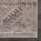 Barny Brown Flat Pile Washable Rug - Clearance - Ornate Home