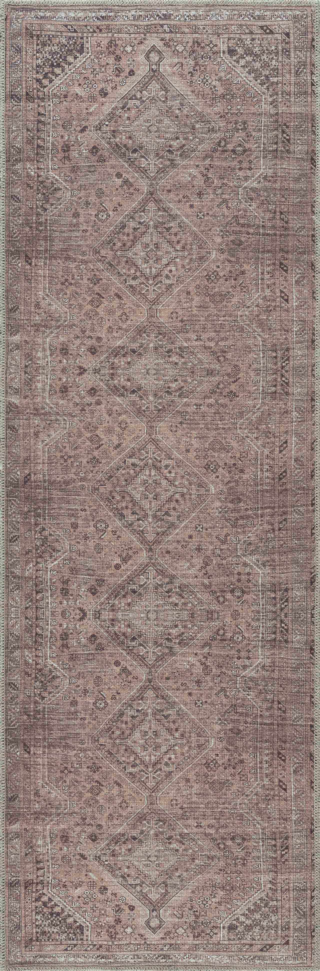 Barny Brown Flat Pile Washable Rug - Clearance - Ornate Home