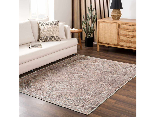 Barny Brown Washable Rug - Ornate Home