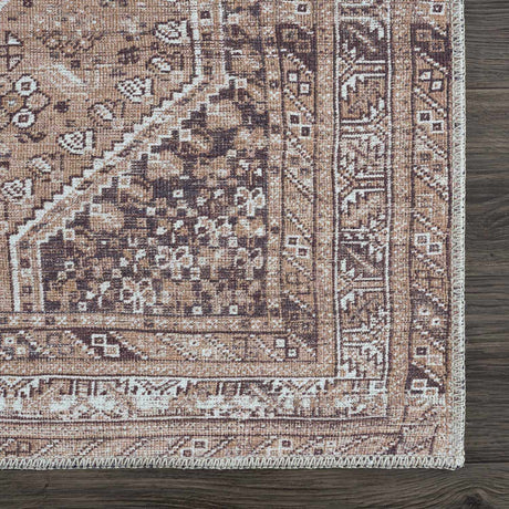 Barny Brown Washable Rug - Ornate Home