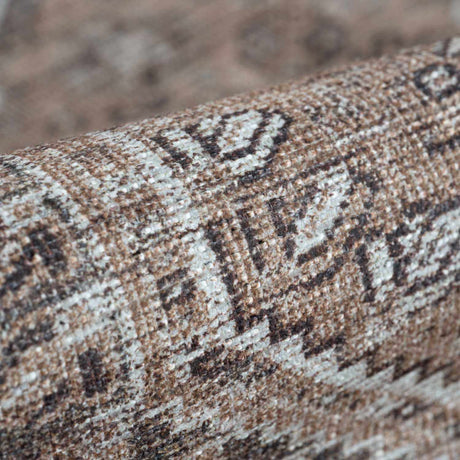 Barny Brown Washable Rug - Ornate Home