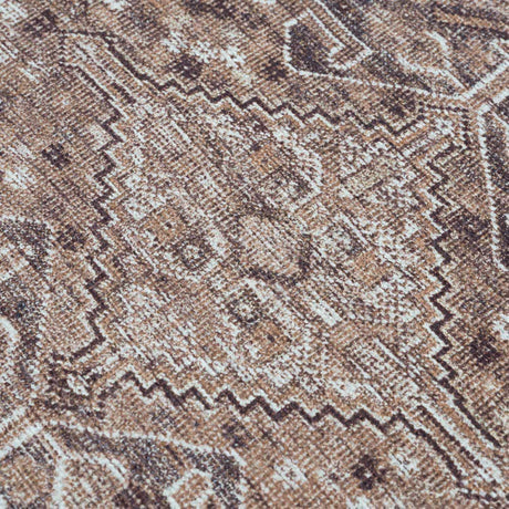 Barny Brown Washable Rug - Ornate Home