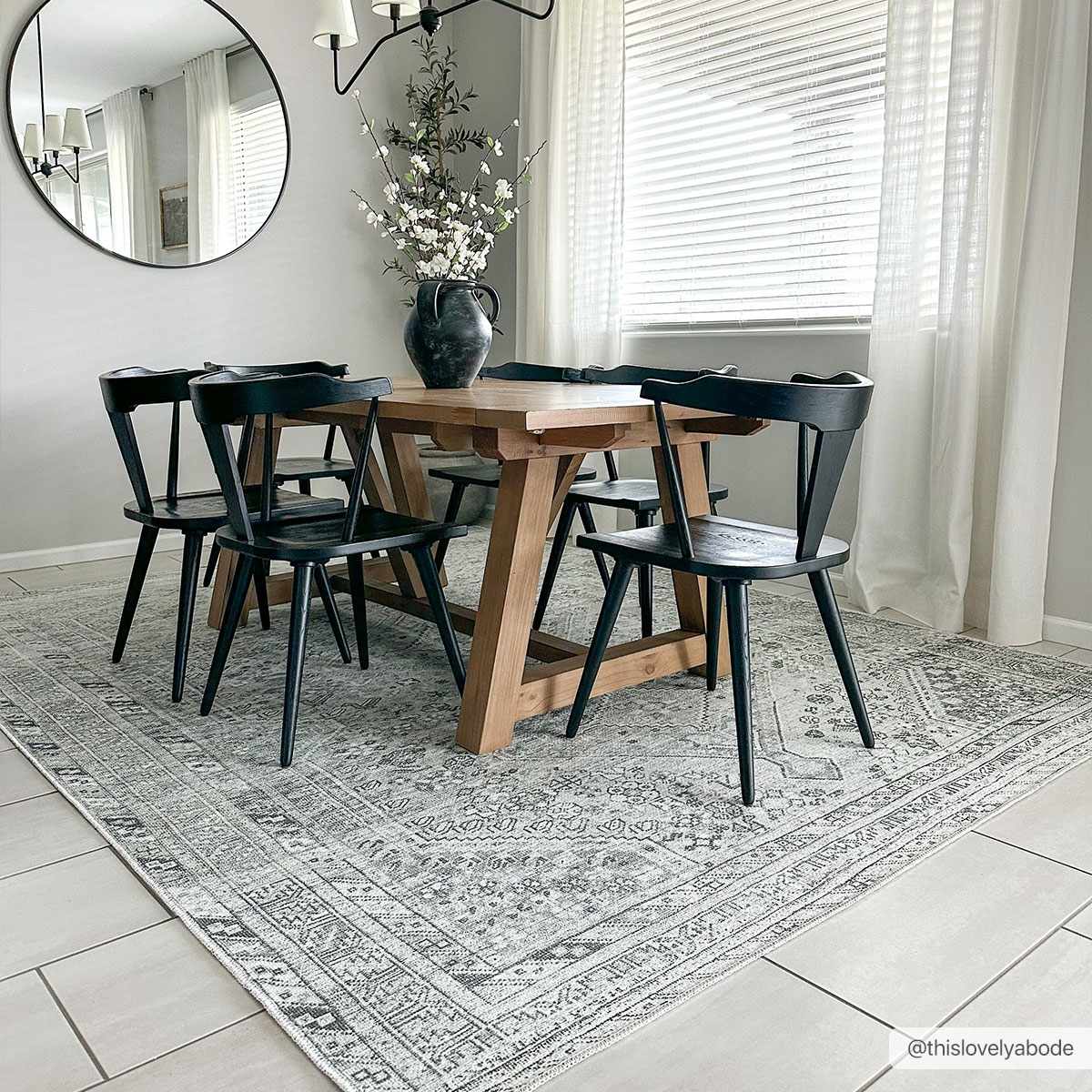 Barny Cream & Sage Washable Rug - Ornate Home