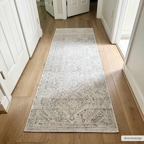 Barny Cream & Sage Washable Rug - Ornate Home