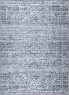 Barny Gray Blue Washable Rug - Clearance - Ornate Home