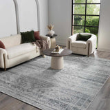 Barny Gray Blue Washable Rug - Clearance - Ornate Home
