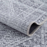 Barny Gray Blue Washable Rug - Clearance - Ornate Home