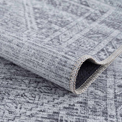 Barny Gray Blue Washable Rug - Clearance - Ornate Home