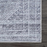 Barny Gray Blue Washable Rug - Clearance - Ornate Home