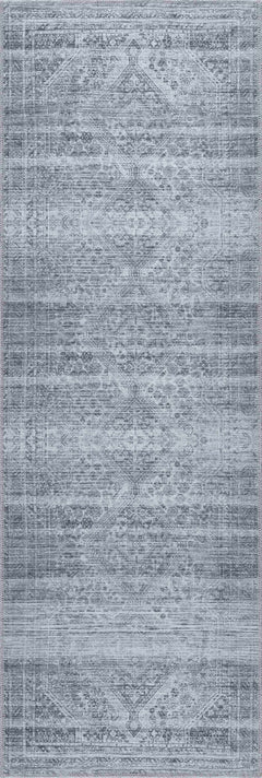 Barny Gray Blue Washable Rug - Clearance - Ornate Home