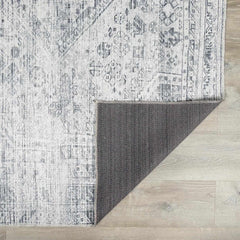 Barny Gray Blue Washable Rug - Clearance - Ornate Home