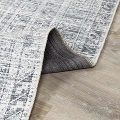 Barny Gray Blue Washable Rug - Clearance - Ornate Home