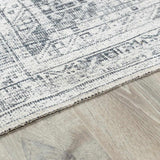 Barny Gray Blue Washable Rug - Clearance - Ornate Home