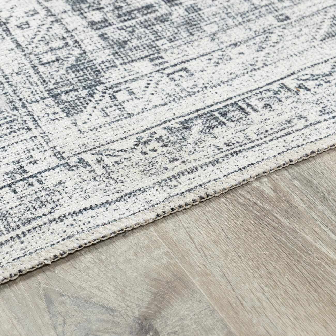 Barny Gray Blue Washable Rug - Clearance - Ornate Home