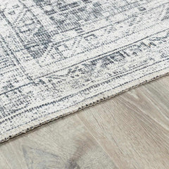 Barny Gray Blue Washable Rug - Clearance - Ornate Home